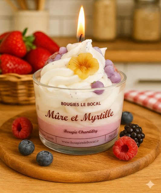 bougie chantilly mure myrtille